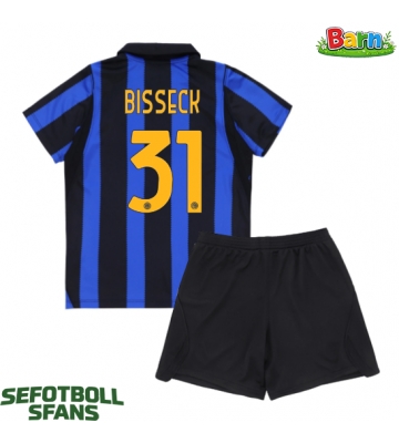 Inter Milan Yann Bisseck #31 Hemmaställ Barn 2026-27 Kortärmad (+ Korta byxor)